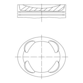 Поршень MAHLE 081pi00104002