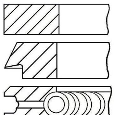 Ремкомпл. супорта зад. Caddy III 04-15(superkit/38 mm)(Bosch) FRENKIT 738115