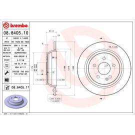 Диск тормозной BREMBO 08840510