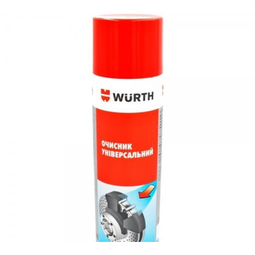 Очисник гальм та деталей Würth Brake Cleaner Plus, спрей, 500мл WURTH 089010810