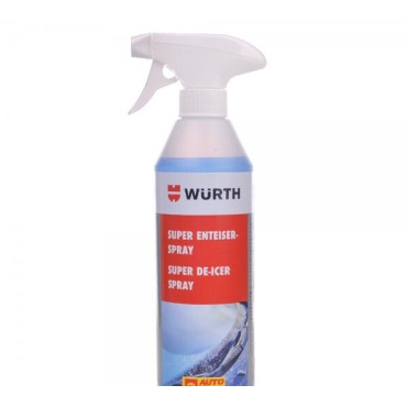 Спрей - суперрозморожувач для скла, 500мл WURTH 0892331201