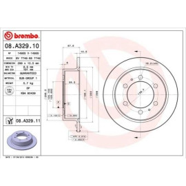 Гальмівний диск задній BREMBO 08a32911