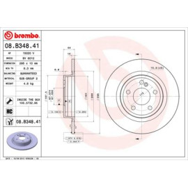 BREMBO 08b34841 Диск гальмівний BREMBO 08b34841