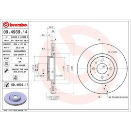 Диск гальмівний BREMBO 09493914