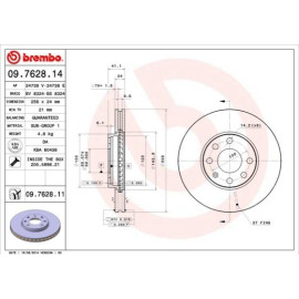 Диск тормозной BREMBO 09762814
