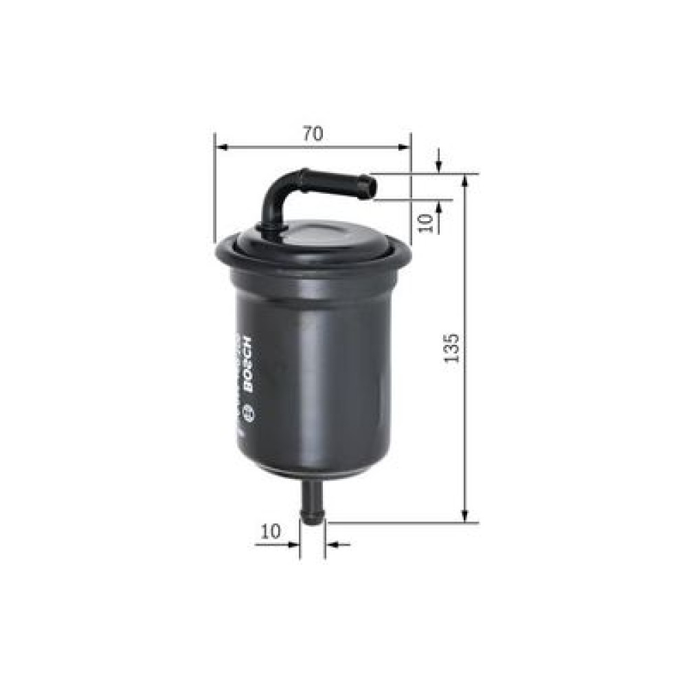 Фильтр топливный BOSCH 0986450106
