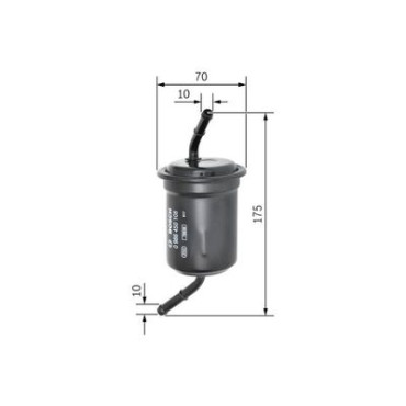Фільтр паливний BOSCH 0986450108