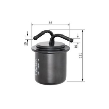Фильтр топливный BOSCH 0986450114