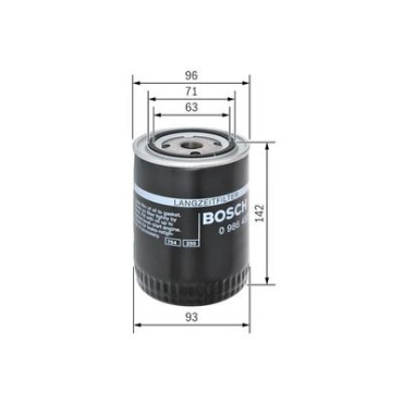 Фильтр масла BOSCH 0986452400