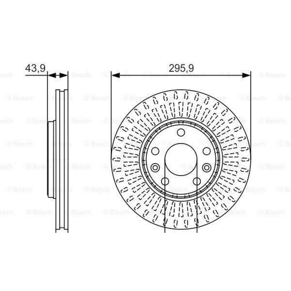 Диск тормозной BOSCH 0986479s93