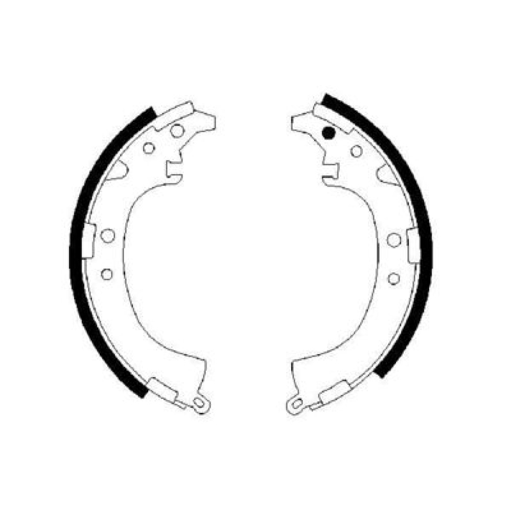 Барабанні колодки BOSCH 0986487424