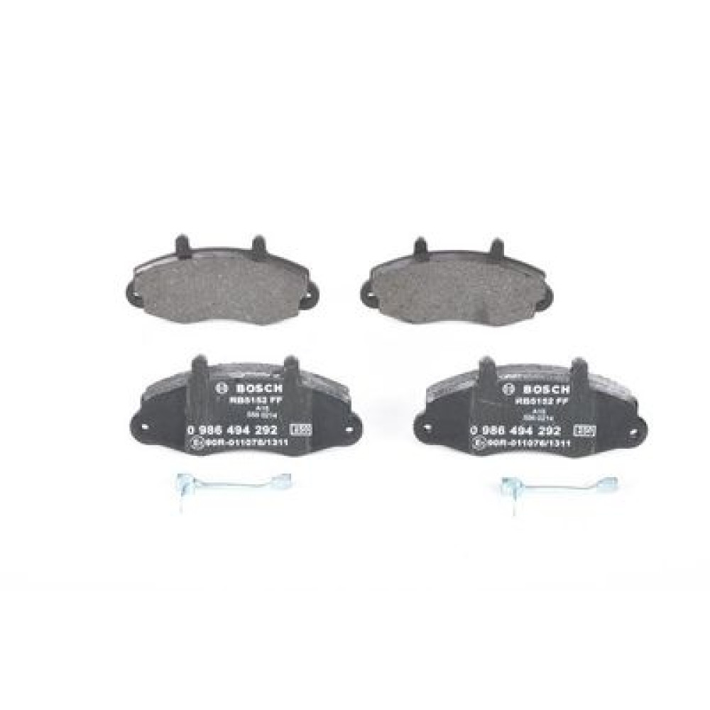 Комплект тормозных колодок из 4 шт. дисков BOSCH 0986494292