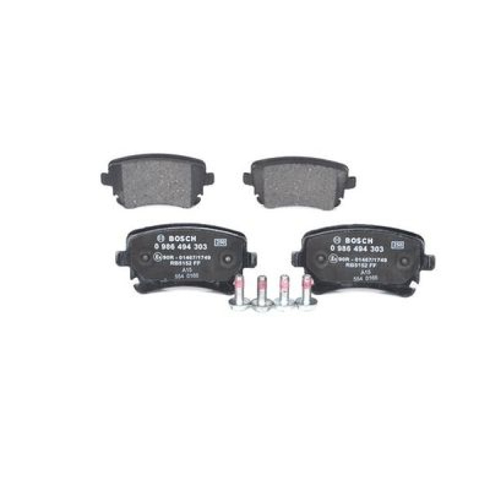 Комплект гальмівних колодок - дискові BOSCH 0986494303