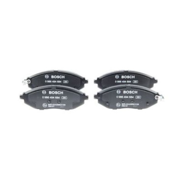 Комплект гальмівних колодок з 4 шт. дисків BOSCH 0986494684