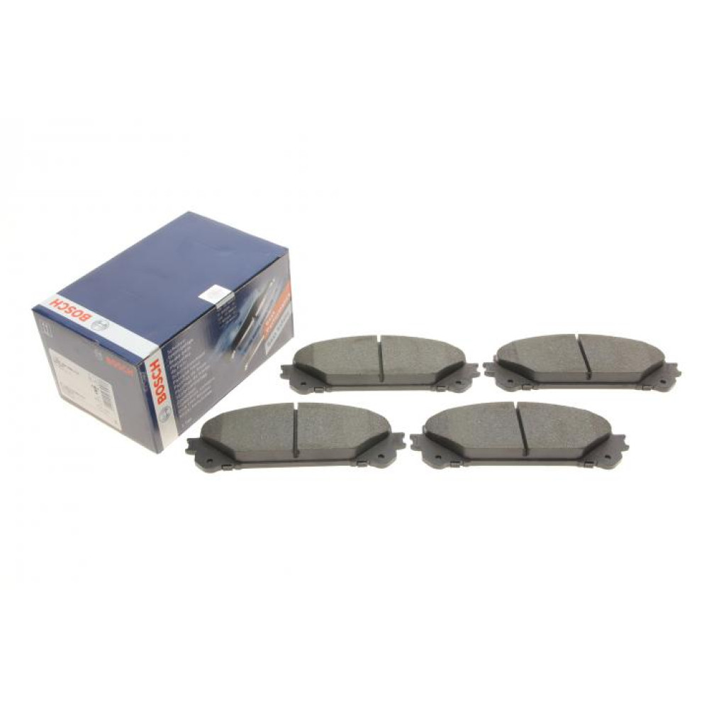 Комплект тормозных колодок из 4 шт. дисков BOSCH 0986494686