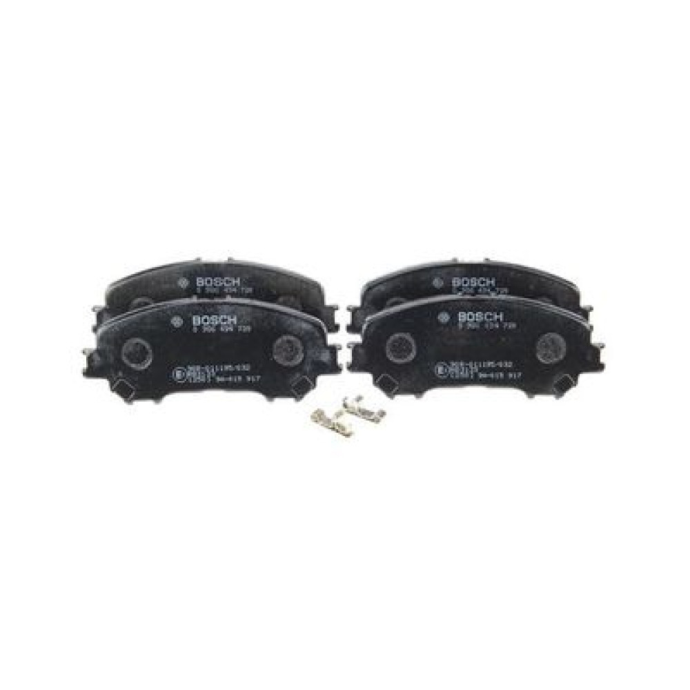 Комплект тормозных колодок из 4 шт. дисков BOSCH 0986494720