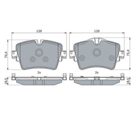 Тормозные колодки BOSCH 0986494940