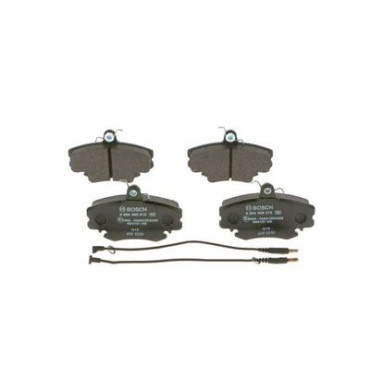 Комплект тормозных колодок из 4 шт. дисков BOSCH 0986495212