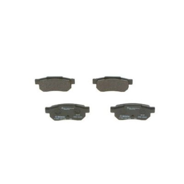 Комплект тормозных колодок из 4 шт. дисков BOSCH 0986495256