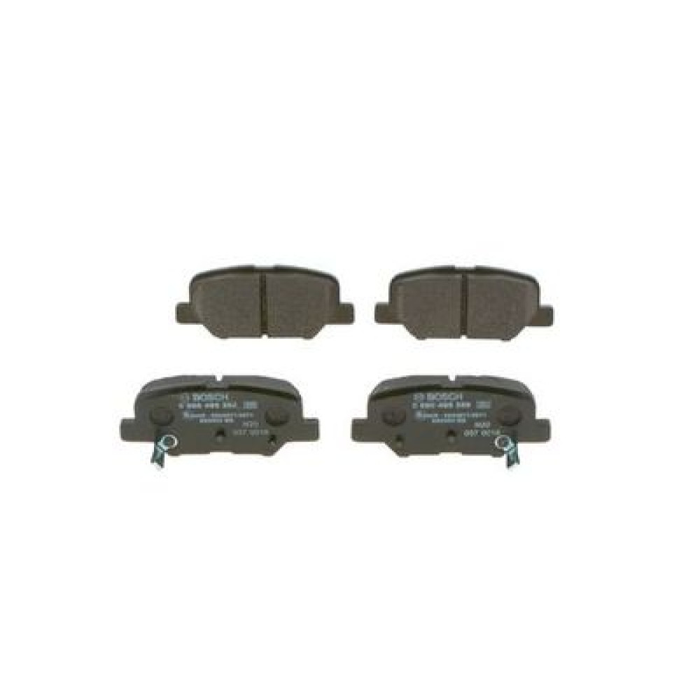 Комплект тормозных колодок из 4 шт. дисков BOSCH 0986495358