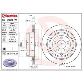 BREMBO 09937321 Гальмівний диск задній BREMBO 09937321