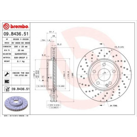 Диск тормозной BREMBO 09b43651