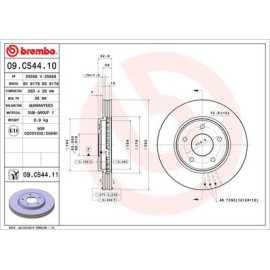 Диск гальмівний BREMBO 09c54411
