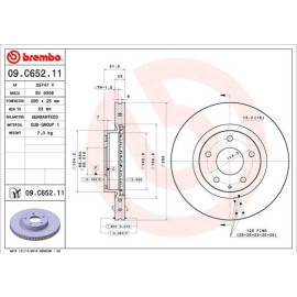 BREMBO 09c65211 Диск тормозной BREMBO 09c65211