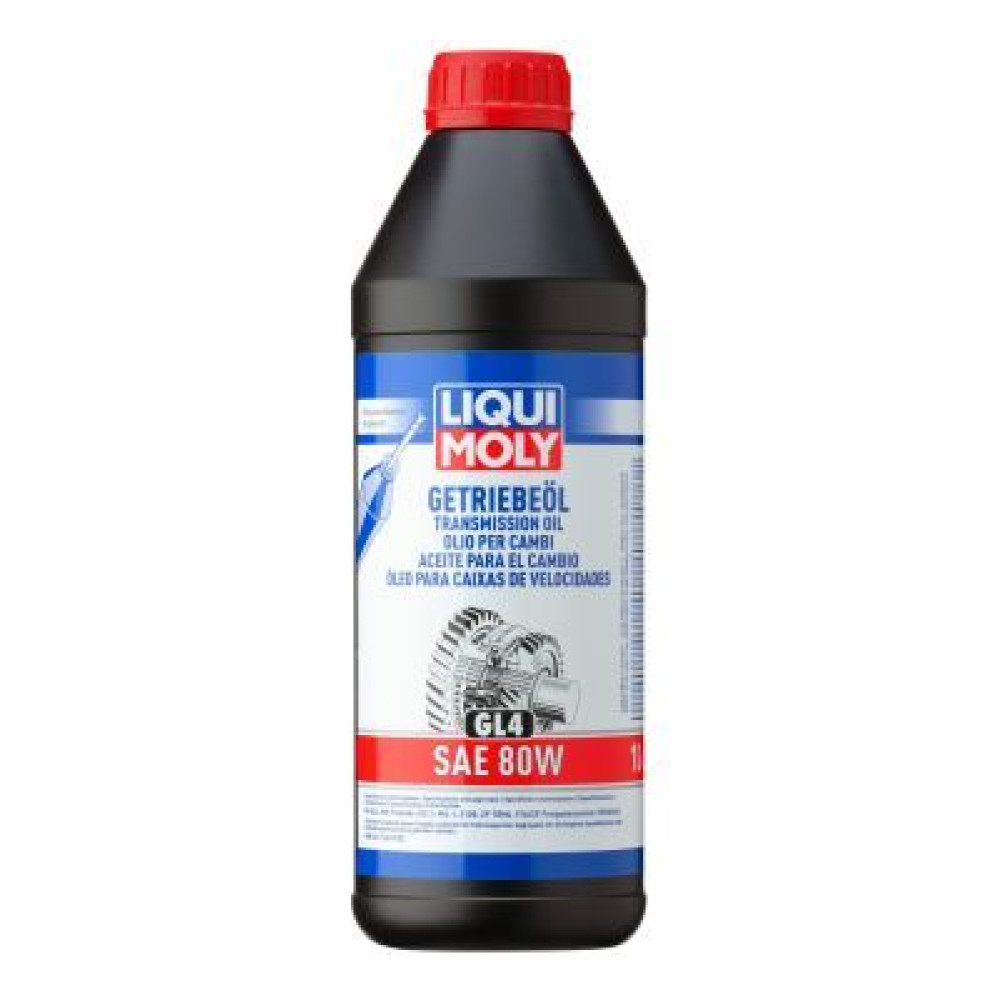ОЛИВА ТРАНСМIСIЙНА GETRIEBEOIL GL4 80W 1Л LIQUI MOLY 1020