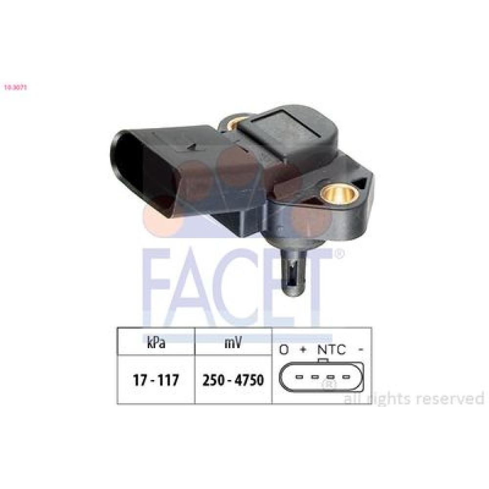 Датчик тиску повітря FACET 103071