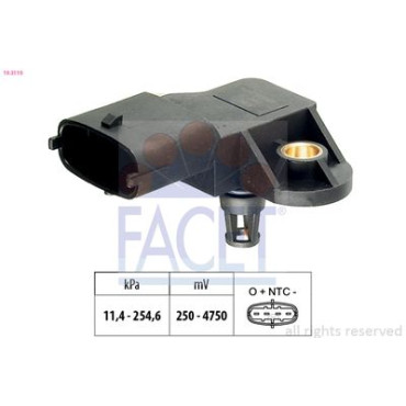 Датчик давления наддува FACET 103110