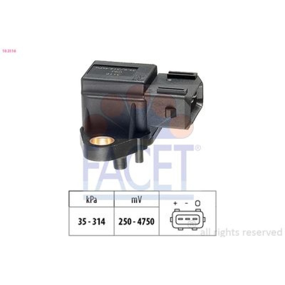 Датчик абсолютного давления FACET 103116