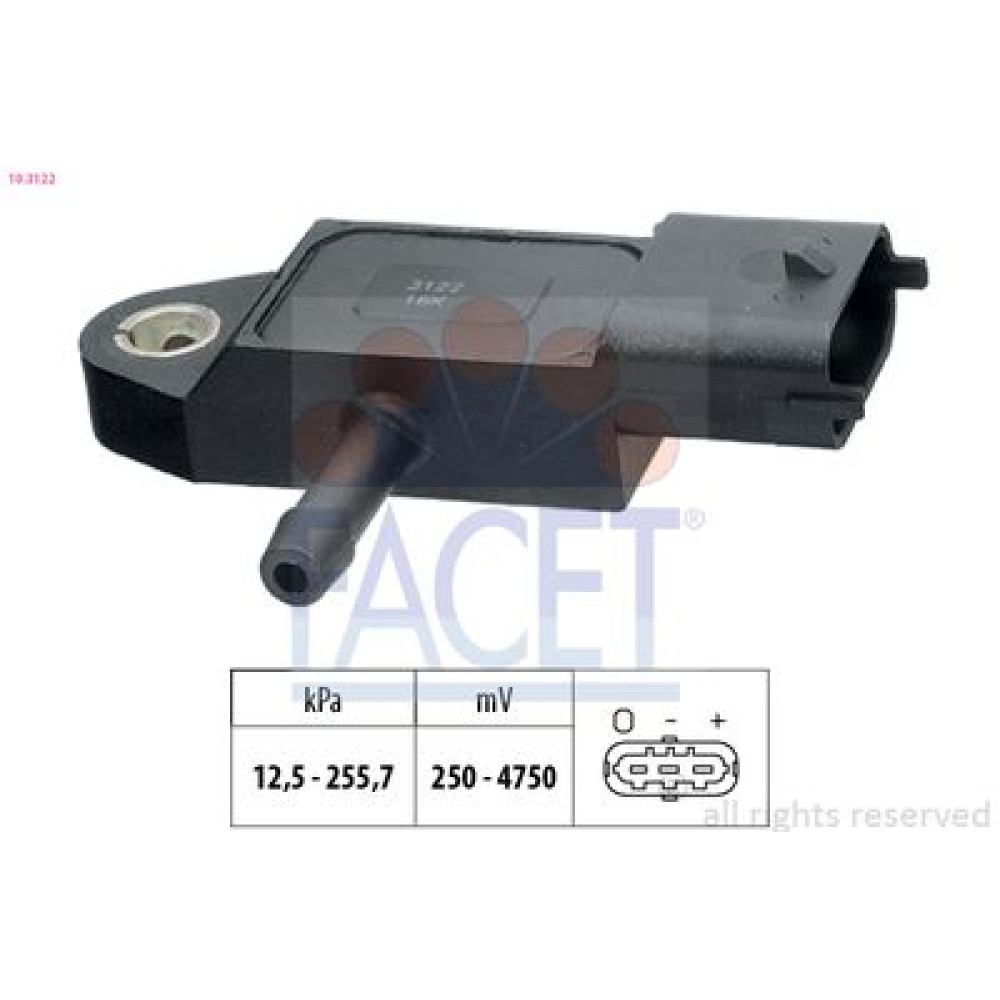 Датчик абсолютного давления FACET 103122