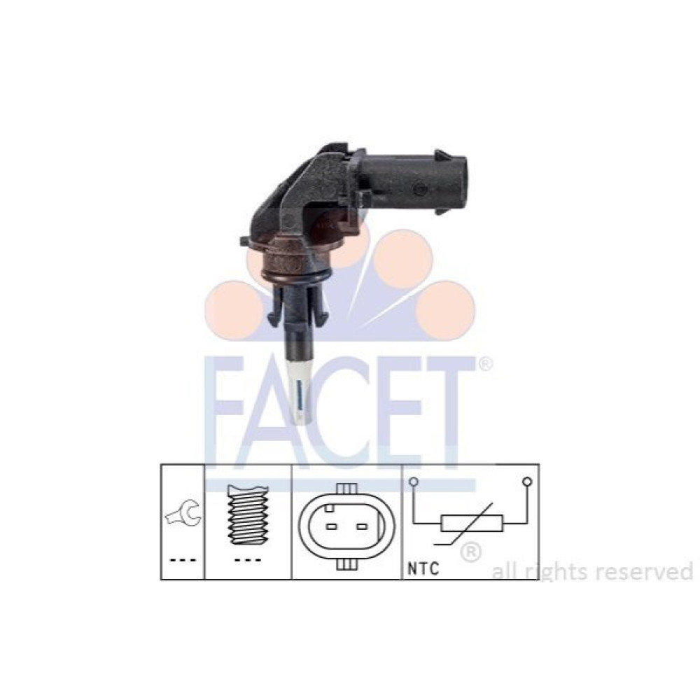 Датчик температури охолоджувальної рідини FACET 104032