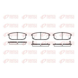 Remsa 104202 Комплект тормозных колодок из 4 шт. дисков Remsa 104202