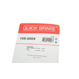 Р/к барабанных тормозов. колодок QUICK BRAKE 1050004