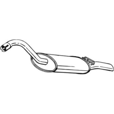Глушитель Bosal 105017