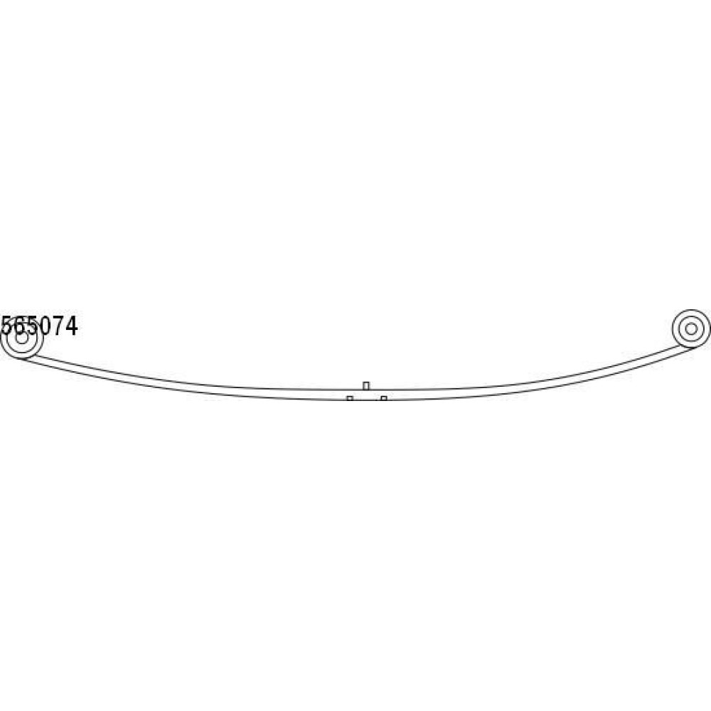 Ресора задняя CS GERMANY 1056507400