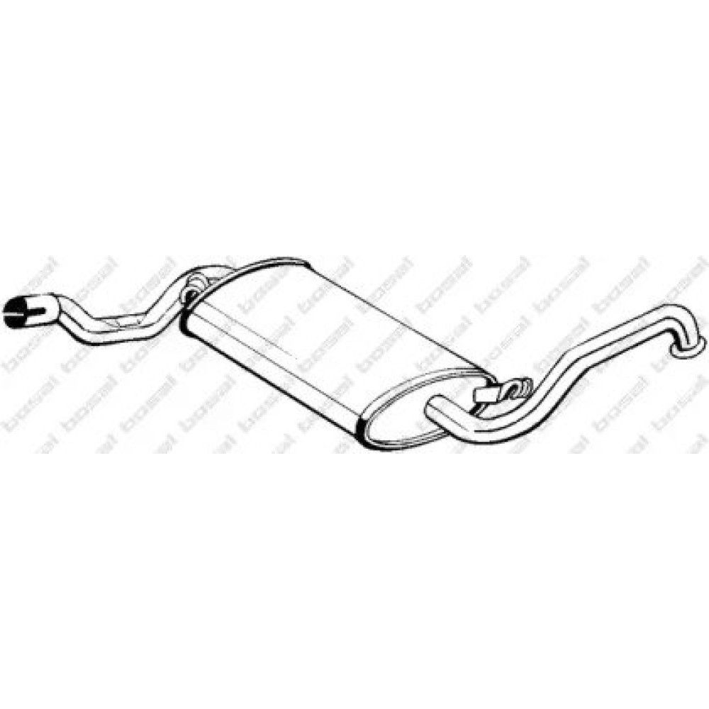 Глушитель Bosal 105931