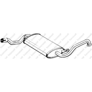 Глушитель Bosal 105931