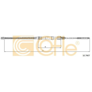 Трос Cofle 107407