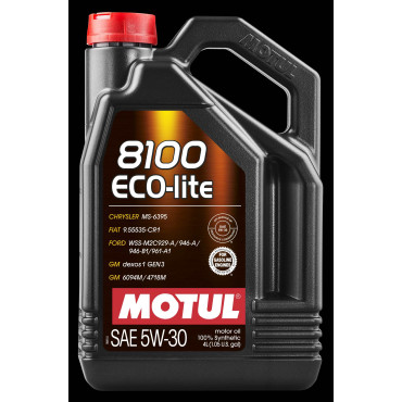 Моторна олива 8100 Eco-lite SAE 5W30 4x4 L MOTUL 108213