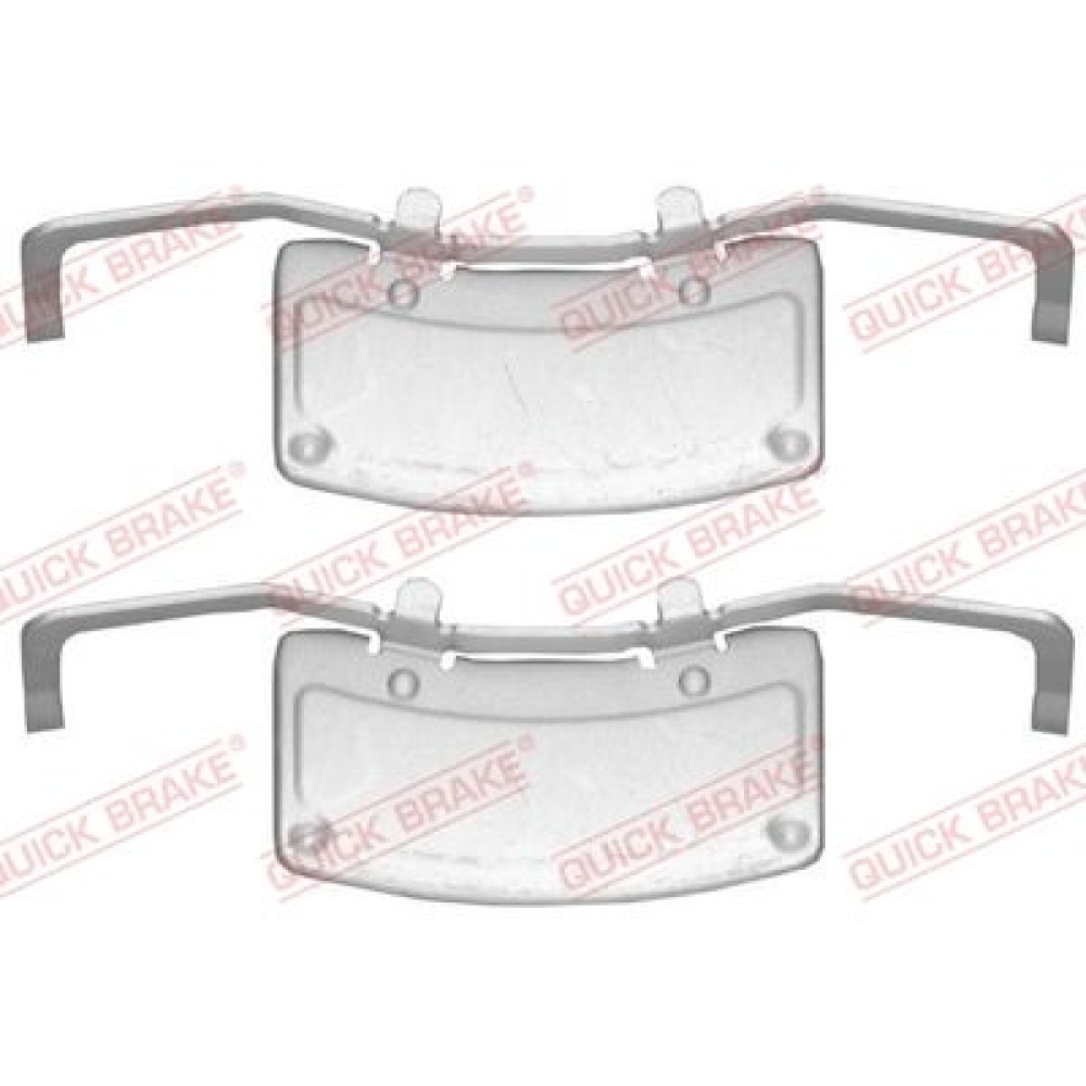 Ремкомплект дисковых тормозных колодок QUICK BRAKE 1091706