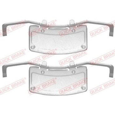 Ремкомплект дисковых тормозных колодок QUICK BRAKE 1091706