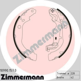 Колодки гальмівні барабанні комплект ZIMMERMANN 109901570