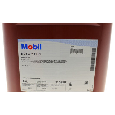 Масло гидравлическое Nuto H 32 20 л Mobil 110950