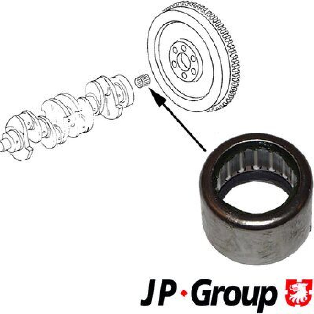 Центрирующий подшипник коленвала JP GROUP 1110450300