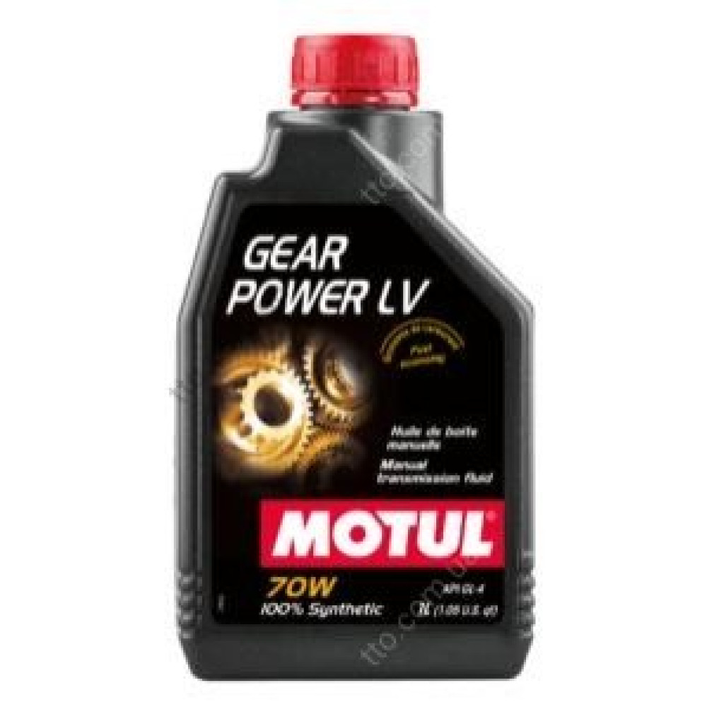 Масло трансмиссионное 100% синтетическое Gear Power LV 70W 1L MOTUL 111131
