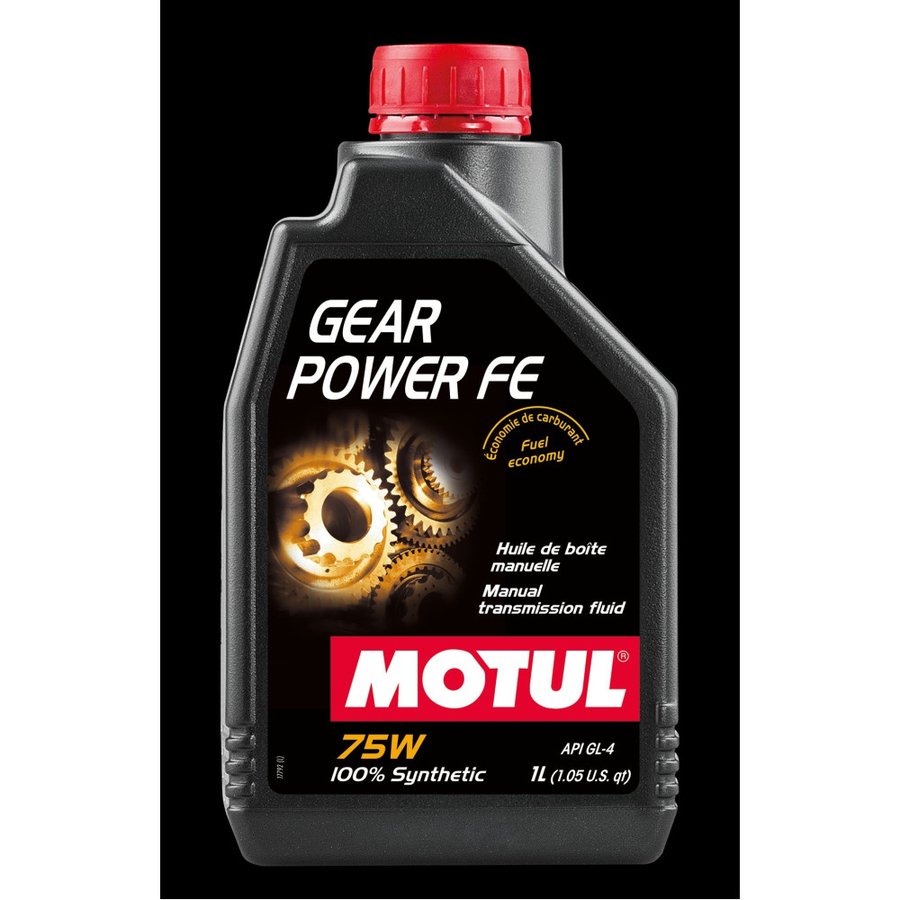 Трансмісійна 100% синтетична рідина Gear Power FE SAE 75W, 1 л MOTUL 111148