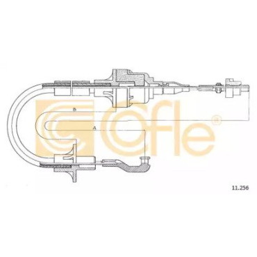 Трос зчеплення всі моделі Cofle 11256